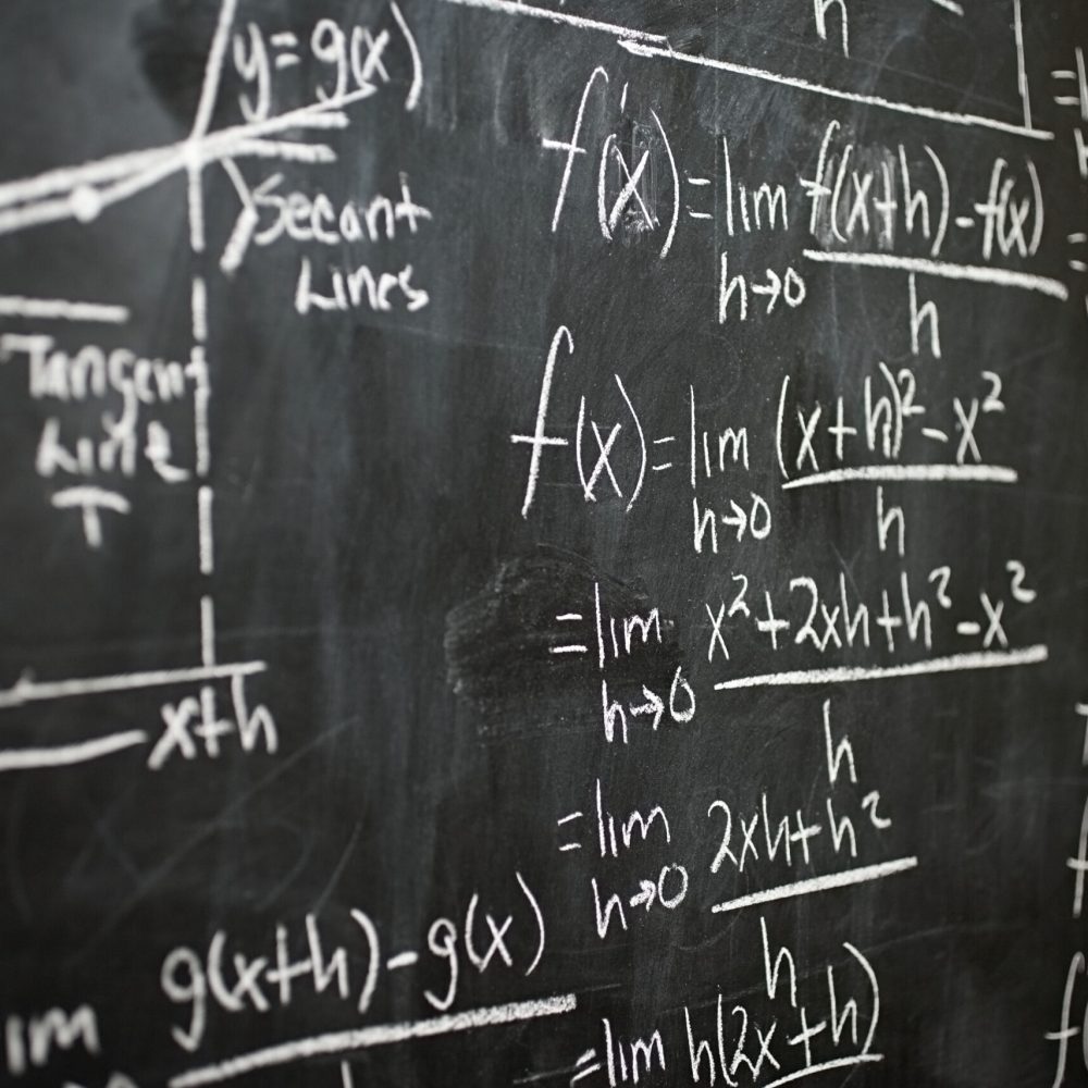 Calculus on blackboard